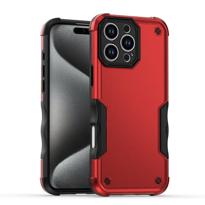 For iPhone 16 Pro Non-slip Shockproof Armor Phone Case(Red) - iPhone 16 Pro Cases by buy2fix | Online Shopping UK | buy2fix