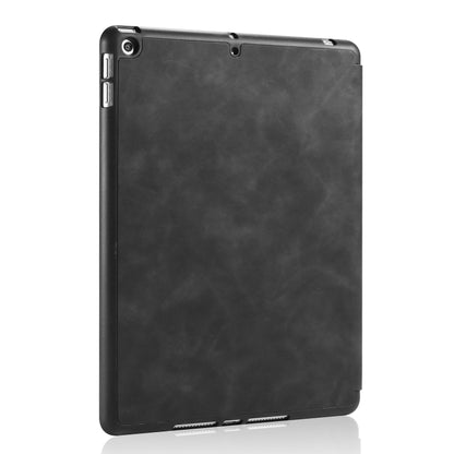 For iPad 10.2 2021 / 2020 / 2019 DG.MING See Series Horizontal Flip Leather Case with Holder & Pen Holder(Black) - iPad 10.2 Cases by DG.MING | Online Shopping UK | buy2fix