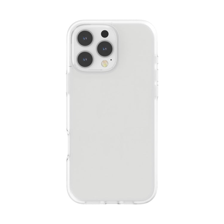 For iPhone 16 Pro Rubber Oil Surface Solid Color Phone Case(White) - iPhone 16 Pro Cases by buy2fix | Online Shopping UK | buy2fix