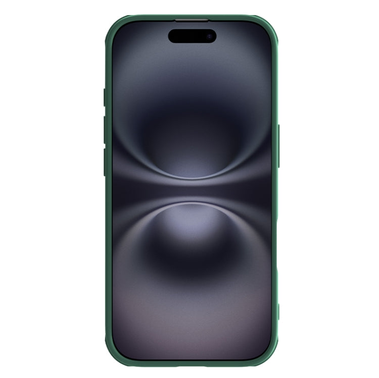 For iPhone 16 Plus NILLKIN CamShield Pro PC Phone Case(Green) - iPhone 16 Plus Cases by NILLKIN | Online Shopping UK | buy2fix