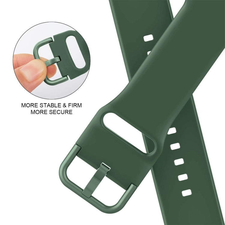 For Apple Watch Series 3 42mm Pin Buckle Silicone Watch Band(Clover) - Watch Bands by buy2fix | Online Shopping UK | buy2fix