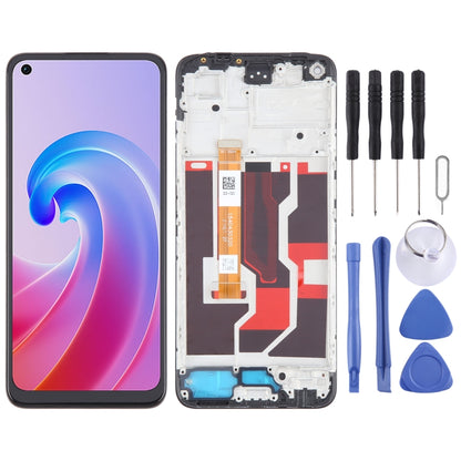 For OPPO  A96 4G OEM LCD Screen Digitizer Full Assembly with Frame - LCD Screen by buy2fix | Online Shopping UK | buy2fix