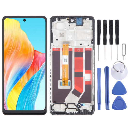 For OPPO A98 5G OEM LCD Screen Digitizer Full Assembly with Frame - LCD Screen by buy2fix | Online Shopping UK | buy2fix