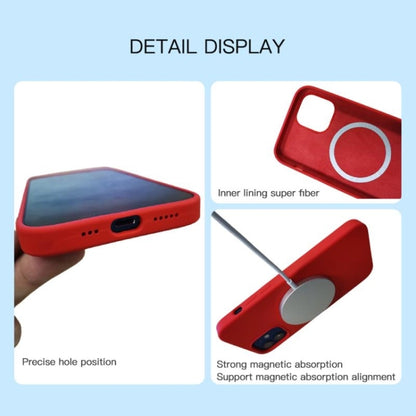 For iPhone 15 Pro Max Liquid Silicone Full Coverage MagSafe Phone Case(Red) - iPhone 15 Pro Max Cases by buy2fix | Online Shopping UK | buy2fix