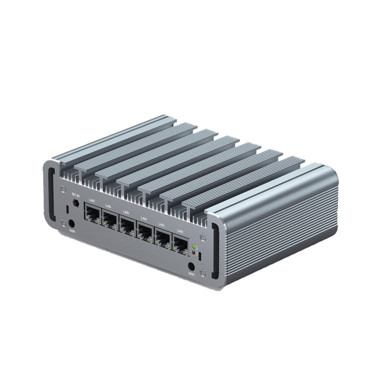 HYSTOU PO9B-J4125-6L Embedded Intel Celeron J4125 Processor Six Network Ports Mini Host, Specification:8GB+128GB - Windows Mini PCs by HYSTOU | Online Shopping UK | buy2fix