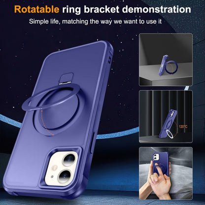 For iPhone 11 MagSafe Magnetic Holder Phone Case(Klein Blue) - iPhone 11 Cases by buy2fix | Online Shopping UK | buy2fix