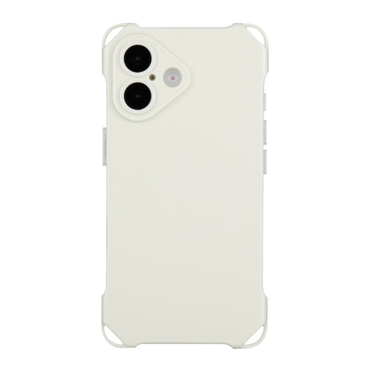 For iPhone 16 Plus Four-corner Shockproof TPU Phone Case(White) - iPhone 16 Plus Cases by buy2fix | Online Shopping UK | buy2fix