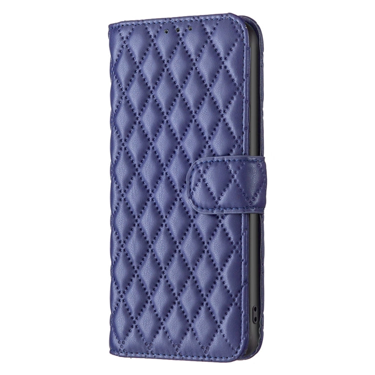 For Honor X7a Diamond Lattice Wallet Flip Leather Phone Case(Blue) - Honor Cases by buy2fix | Online Shopping UK | buy2fix