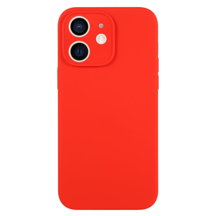 For iPhone 11 Pure Color Liquid Silicone Fine Pore Phone Case(Red) - iPhone 11 Cases by buy2fix | Online Shopping UK | buy2fix