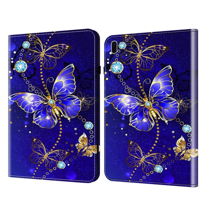 For Samsung Galaxy Tab S9 Crystal Texture Painted Leather Tablet Case(Diamond Butterflies) - Galaxy Tab S9 Cases by buy2fix | Online Shopping UK | buy2fix