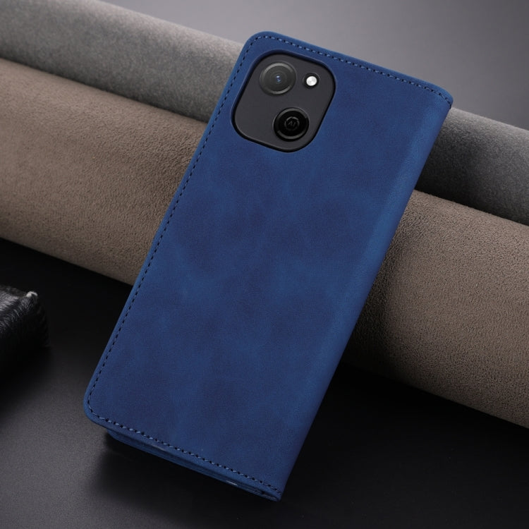 For Huawei Maimang A20 AZNS Skin Feel Calf Texture Flip Leather Phone Case(Blue) - Huawei Cases by AZNS | Online Shopping UK | buy2fix