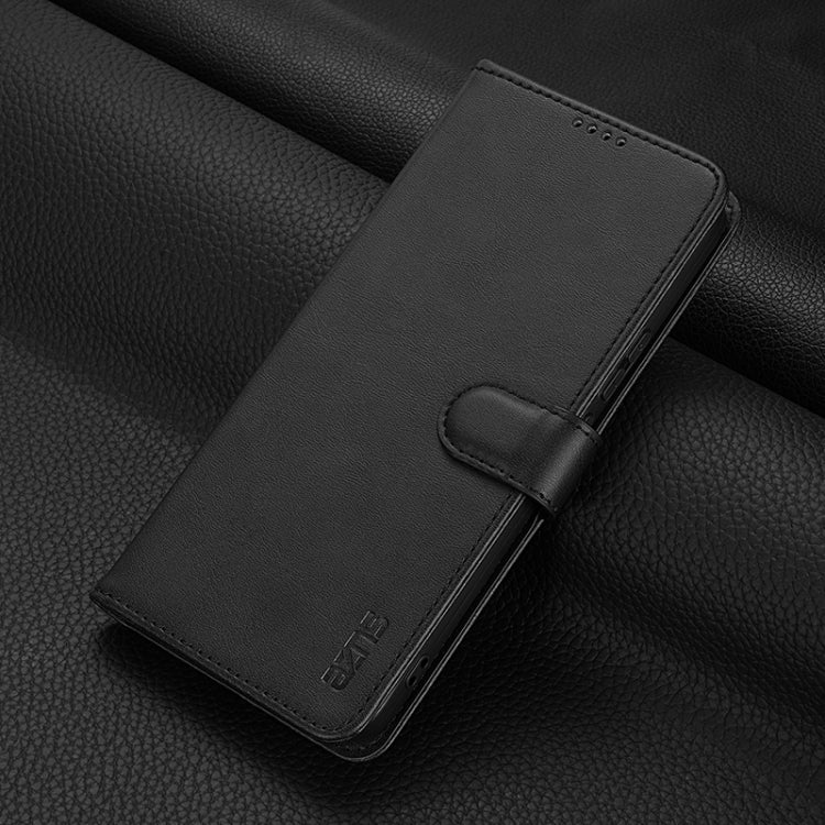 For Huawei nova 12 Pro AZNS Skin Feel Calf Texture Flip Leather Phone Case(Black) - Huawei Cases by AZNS | Online Shopping UK | buy2fix