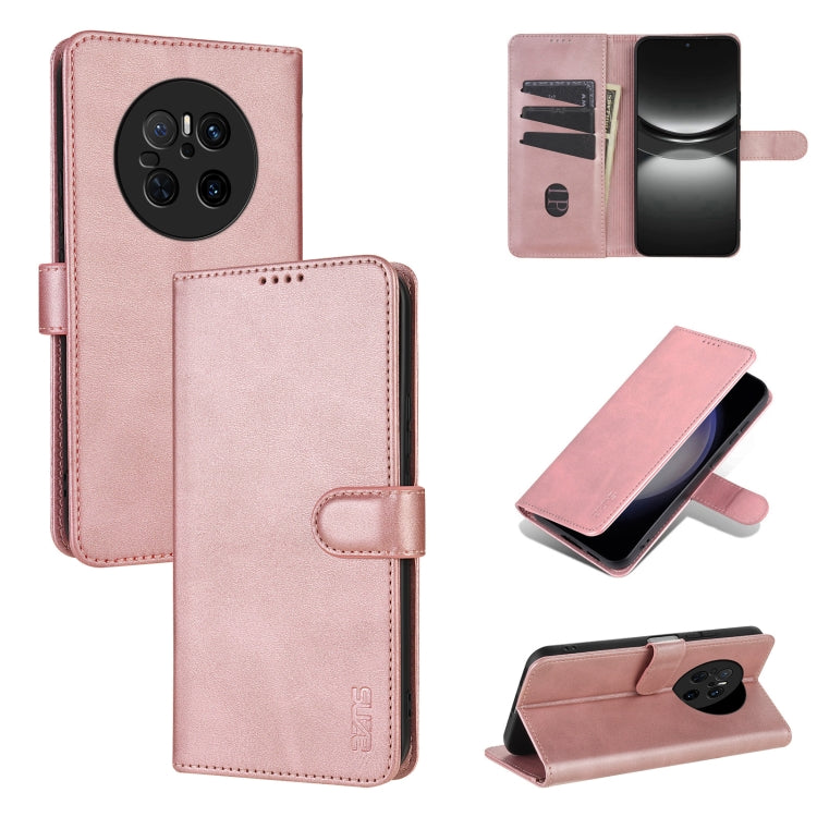 For Huawei Mate 70 AZNS Skin Feel Calf Texture Flip Leather Phone Case(Rose Gold) - Huawei Cases by AZNS | Online Shopping UK | buy2fix