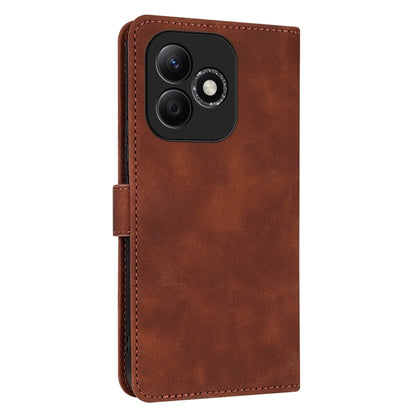 For Honor X60i AZNS Skin Feel Calf Texture Flip Leather Phone Case(Brown) - Honor Cases by AZNS | Online Shopping UK | buy2fix