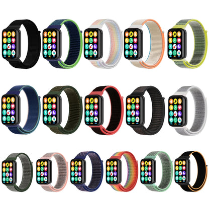 For Xiaomi Mi Band 8 Pro Nylon Loop Watch Band(Rainbow) - Watch Bands by buy2fix | Online Shopping UK | buy2fix