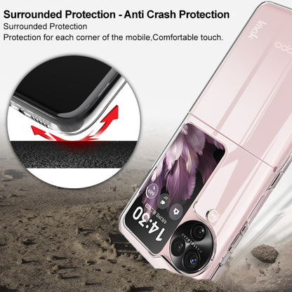 For OPPO Find N3 Flip 5G imak Wing II Pro Series Wear-resisting Crystal Phone Case(Transparent) - Find N3 Flip Cases by imak | Online Shopping UK | buy2fix