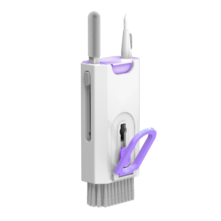 Q8 8 in 1 Multi-Function Headset Cleaning Pen Keyboard Mobile Phone Cleaner(White+Purple) - Other Accessories by buy2fix | Online Shopping UK | buy2fix