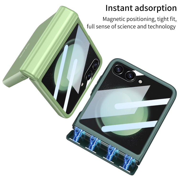 For Samsung Galaxy Z Flip5 GKK Integrated Full Coverage Folding Phone Case(Matcha Green) - Galaxy Z Flip5 Cases by GKK | Online Shopping UK | buy2fix