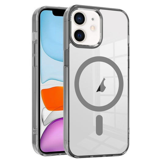 For iPhone 11 Ice Color Magnetic Series PC + Acrylic Magsafe Phone Case(Grey) - iPhone 11 Cases by buy2fix | Online Shopping UK | buy2fix