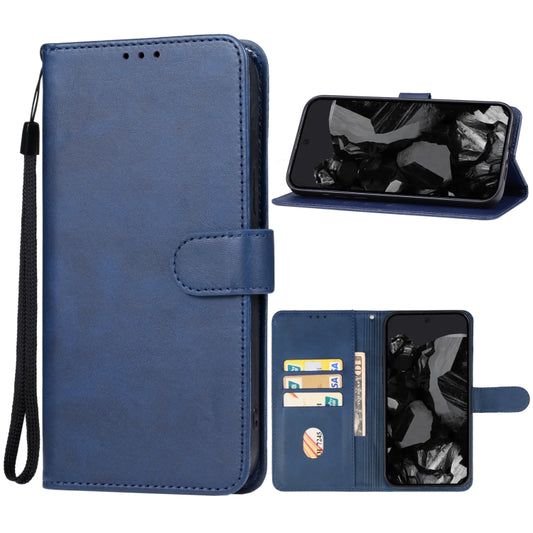 For Google Pixel 9 Pro Leather Phone Case(Blue) - Google Cases by buy2fix | Online Shopping UK | buy2fix