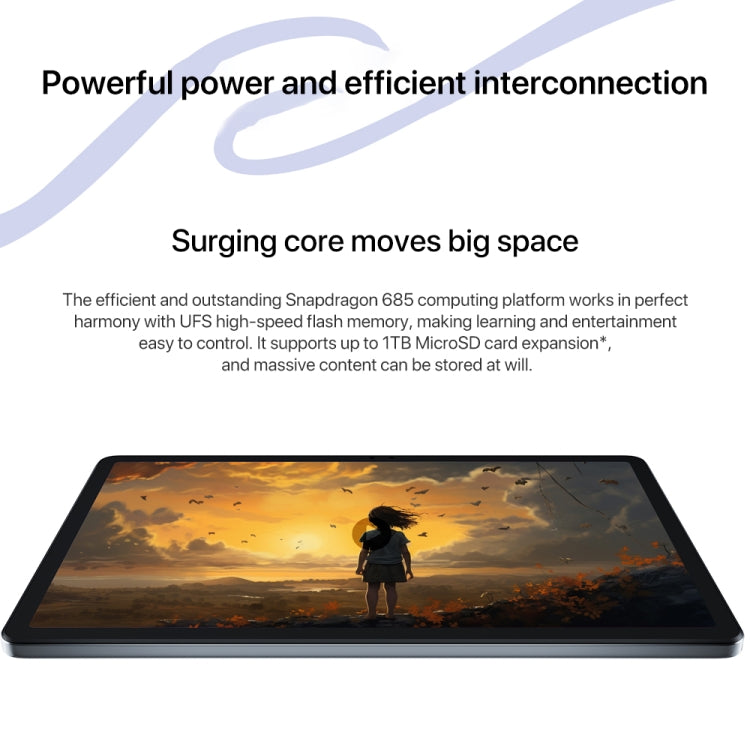 Lenovo Xiaoxin Pad 2024 11 inch WiFi Tablet, 8GB+128GB, Android 13, Qualcomm Snapdragon 685 Octa Core, Support Face Identification(Dark Grey) - Lenovo by Lenovo | Online Shopping UK | buy2fix