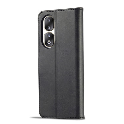 For Honor 90 Pro LC.IMEEKE Calf Texture Leather Phone Case(Black) - Honor Cases by LC.IMEEKE | Online Shopping UK | buy2fix