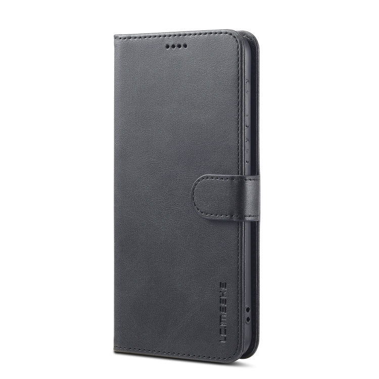 For Honor X50 LC.IMEEKE Calf Texture Leather Phone Case(Black) - Honor Cases by LC.IMEEKE | Online Shopping UK | buy2fix