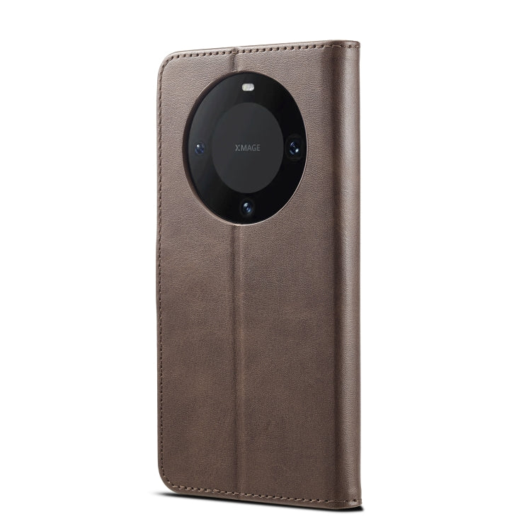 For Honor X50 LC.IMEEKE Calf Texture Leather Phone Case(Coffee) - Honor Cases by LC.IMEEKE | Online Shopping UK | buy2fix