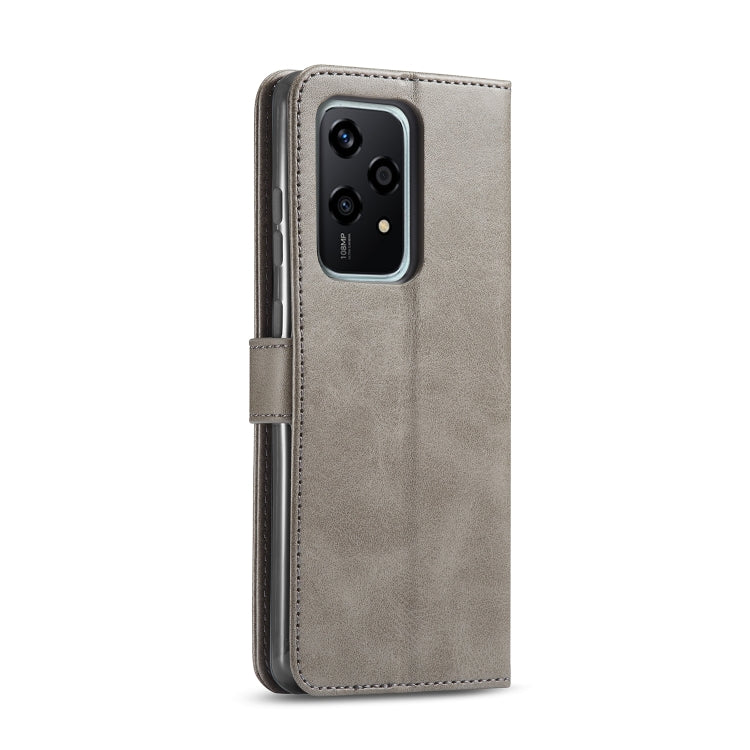 For Honor 200 Lite Global LC.IMEEKE Calf Texture Leather Phone Case(Grey) - Honor Cases by LC.IMEEKE | Online Shopping UK | buy2fix