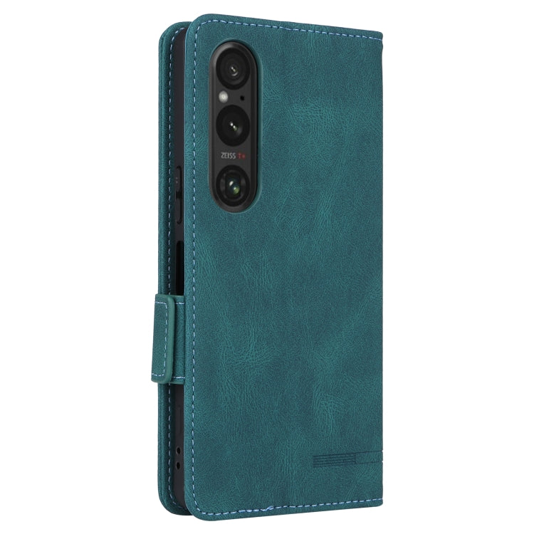 For Sony Xperia 1 VI 2024 Magnetic Clasp Leather Phone Case(Green) - Sony Cases by buy2fix | Online Shopping UK | buy2fix