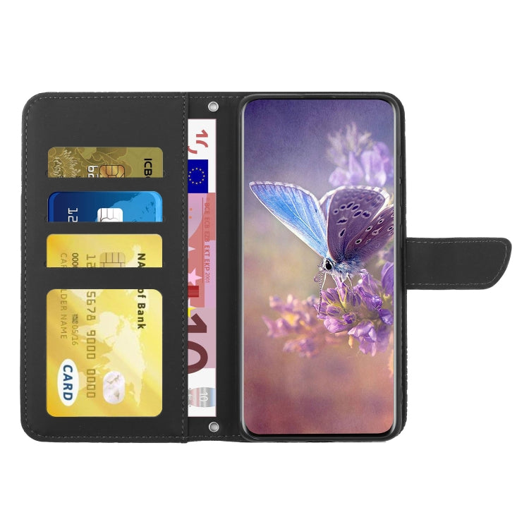 For Google Pixel 9 Pro Skin Feel Butterfly Embossed Flip Leather Phone Case(Black) - Google Cases by buy2fix | Online Shopping UK | buy2fix