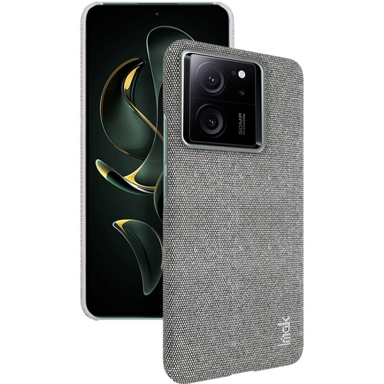 For Xiaomi Redmi K60 Ultra 5G imak Ruiyi Series Cloth Texture PU + PC Phone Case(Light Grey) - Redmi K60 Ultra Cases by imak | Online Shopping UK | buy2fix