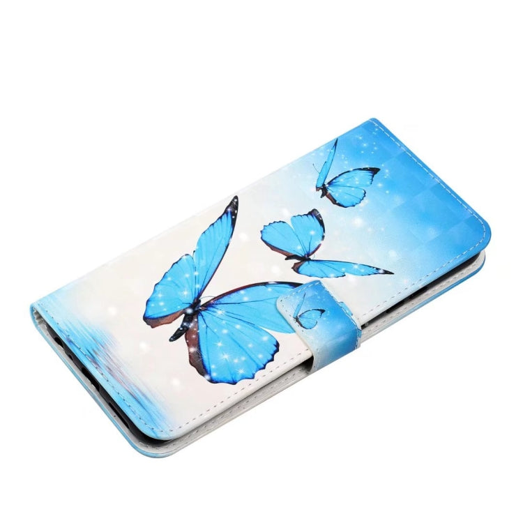 For iPhone 16 Oil Embossed 3D Drawing Leather Phone Case(3 Butterflies) - iPhone 16 Cases by buy2fix | Online Shopping UK | buy2fix