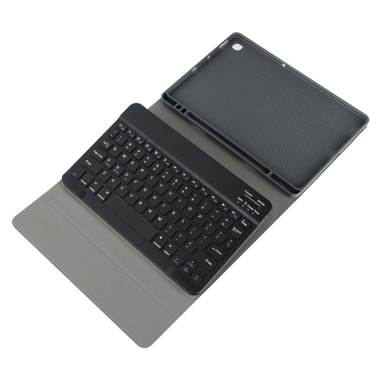 For Samsung Galaxy Tab A9+ Square Cap Bluetooth Keyboard Leather Case with Pen Slot(Dark Green) - Samsung Keyboard by buy2fix | Online Shopping UK | buy2fix