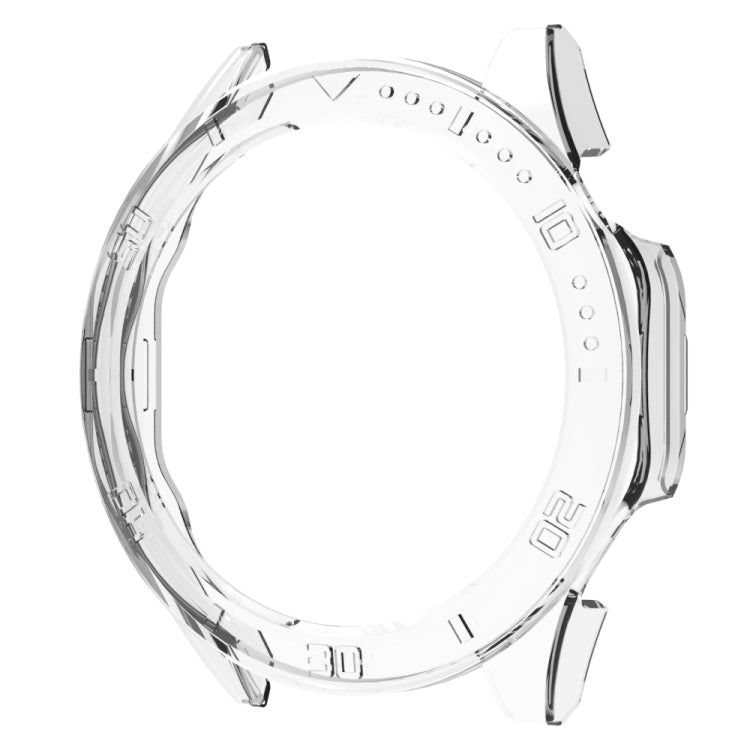 For Huawei Watch GT 4 46mm Half Cover PC Watch Protective Case with Scale(Transparent) - Watch Cases by buy2fix | Online Shopping UK | buy2fix