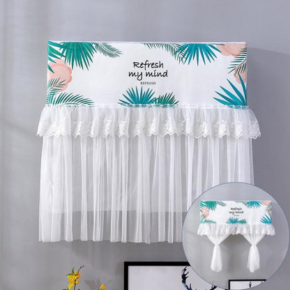 Do Not Take Dust-proof And Anti Direct Blowing Simple Wind Hanging Machine Air Conditioner Moon Cover, Size:Width 86 × Thickness 20 × Height 90cm(Color Palm) - Dust Covers by buy2fix | Online Shopping UK | buy2fix