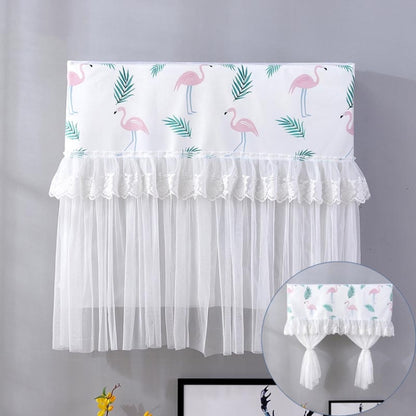 Do Not Take Dust-proof And Anti Direct Blowing Simple Wind Hanging Machine Air Conditioner Moon Cover, Size:Width 86 × Thickness 20 × Height 90cm(Flamingo) - Dust Covers by buy2fix | Online Shopping UK | buy2fix