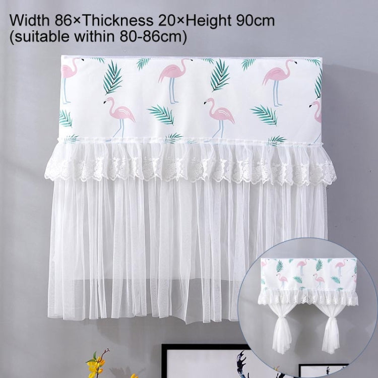 Do Not Take Dust-proof And Anti Direct Blowing Simple Wind Hanging Machine Air Conditioner Moon Cover, Size:Width 86 × Thickness 20 × Height 90cm(Flamingo) - Dust Covers by buy2fix | Online Shopping UK | buy2fix