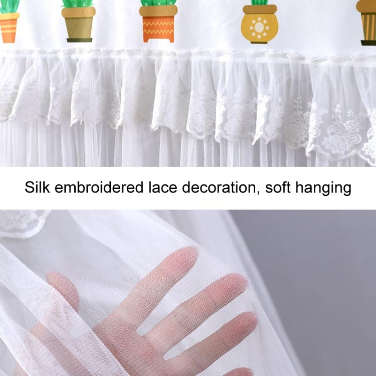 Do Not Take Dust-proof And Anti Direct Blowing Simple Wind Hanging Machine Air Conditioner Moon Cover, Size:Width 92 × Thickness 20 × Height 90cm(Green Leaf) - Dust Covers by buy2fix | Online Shopping UK | buy2fix