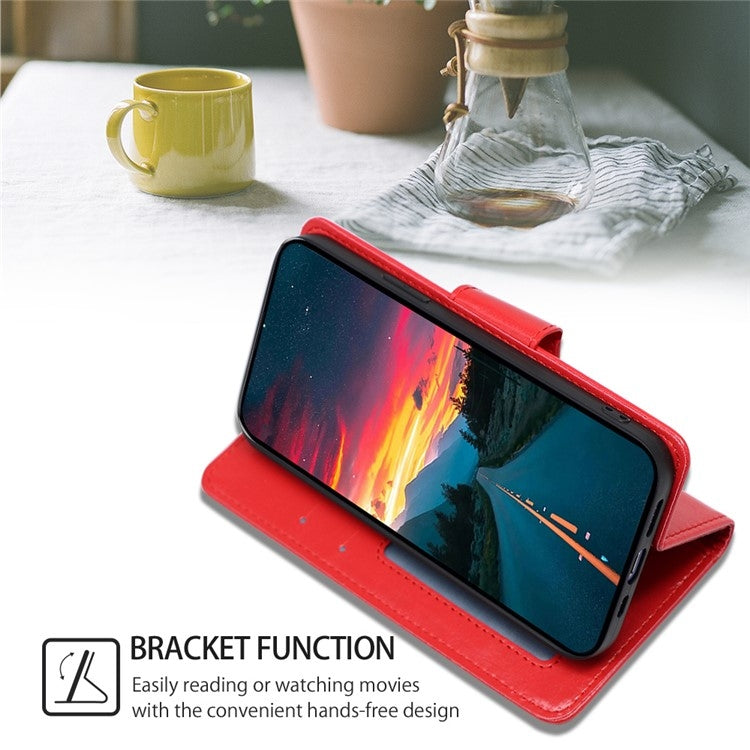For Infinix Note 40 Pro 4G Crystal Texture Leather Phone Case(Red) - Infinix Cases by buy2fix | Online Shopping UK | buy2fix