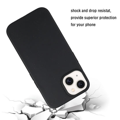 For iPhone 13 Wheat MagSafe Magnetic Straw Material + TPU Phone Case(Black) - iPhone 13 Cases by buy2fix | Online Shopping UK | buy2fix