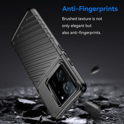 For Xiaomi 13T Thunderbolt Shockproof Soft TPU Phone Case(Black) - Xiaomi Cases by buy2fix | Online Shopping UK | buy2fix