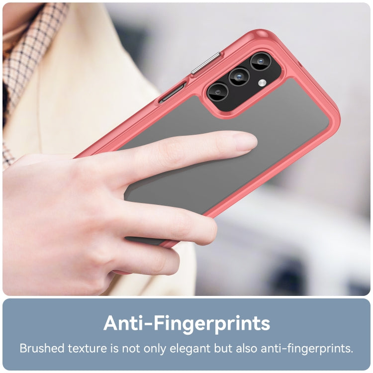 For Samsung Galaxy A05s Colorful Series Acrylic Hybrid TPU Phone Case(Red) - Galaxy Phone Cases by buy2fix | Online Shopping UK | buy2fix