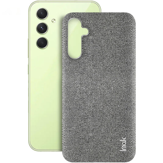 For Samsung Galaxy A54 5G imak Ruiyi Series Cloth Texture PU + PC Phone Case(Light Grey) - Galaxy Phone Cases by imak | Online Shopping UK | buy2fix