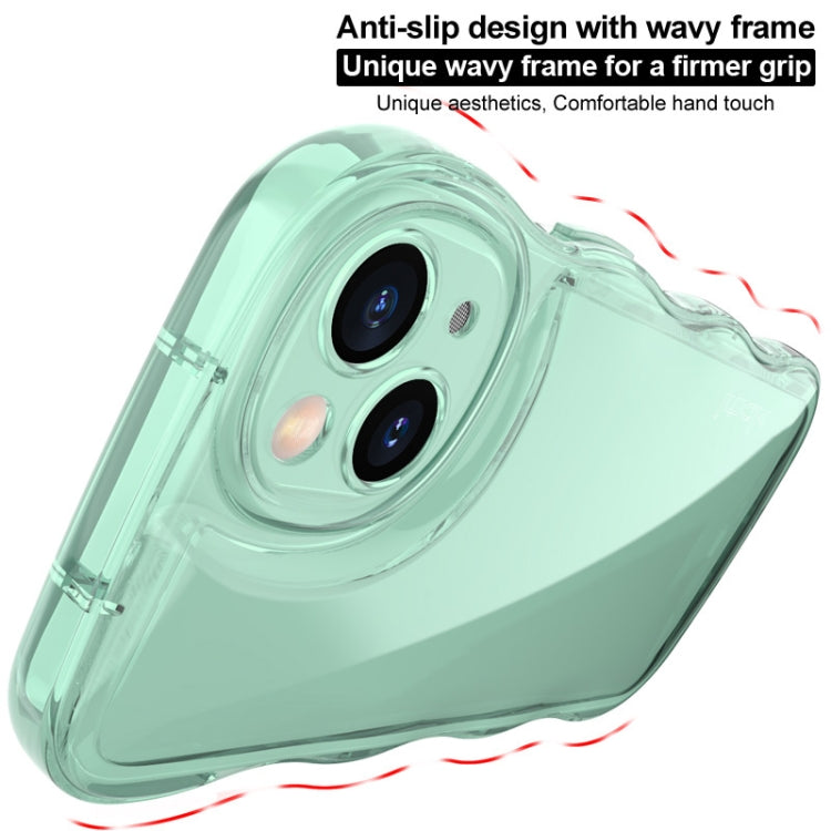 For iPhone 14 Pro IMAK Wave Bubble Soft Shockproof Phone Case(Transparent) - iPhone 14 Pro Cases by imak | Online Shopping UK | buy2fix