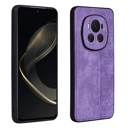 For Honor Magic6 AZNS 3D Embossed Skin Feel Phone Case(Purple) - Honor Cases by AZNS | Online Shopping UK | buy2fix