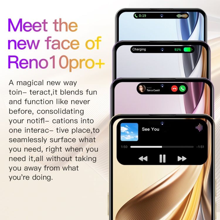 Reno10Pro+ / U22, 3GB+32GB, 6.53 inch Screen, Face Identification, Android 8.1 MTK6737 Quad Core, Network: 4G, OTG, Dual SIM(Purple) -  by buy2fix | Online Shopping UK | buy2fix