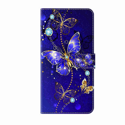 For Honor Magic5 Pro Crystal 3D Shockproof Protective Leather Phone Case(Diamond Butterfly) - Honor Cases by buy2fix | Online Shopping UK | buy2fix