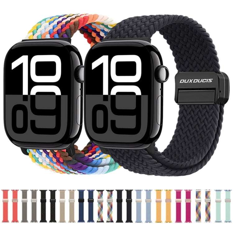 For Apple Watch Series 2 38mm DUX DUCIS Mixture Pro Series Magnetic Buckle Nylon Braid Watch Band(Light Mint) - Watch Bands by DUX DUCIS | Online Shopping UK | buy2fix