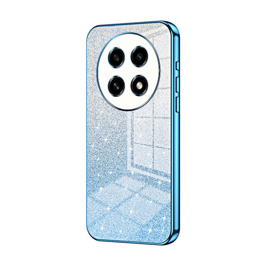 For OPPO A2 Pro Gradient Glitter Powder Electroplated Phone Case(Blue) - A2 Pro Cases by buy2fix | Online Shopping UK | buy2fix